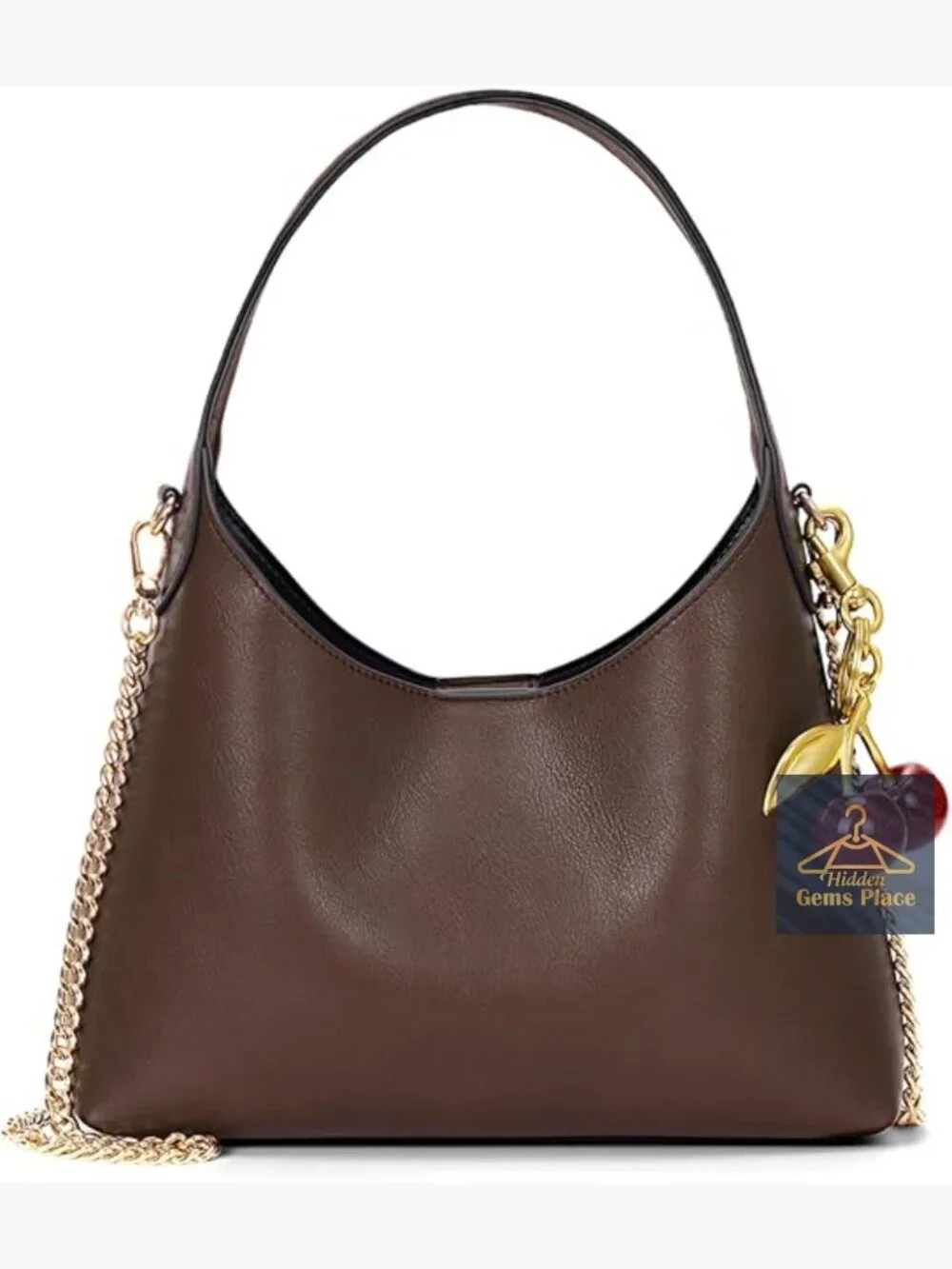 Small Hobo Shoulder Bag Crossbody Handbag Faux Leather Tote Purse Trendy